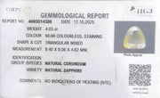 4.03/CT Natural Ceylonese Pukhraj with Govt Lab Certificate (16650)